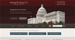 Desktop Screenshot of piercelawoffice.com