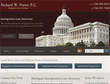 Tablet Screenshot of piercelawoffice.com